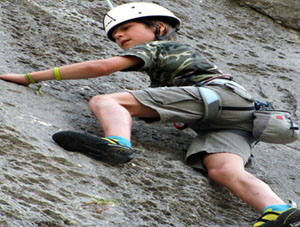 Rock climbing